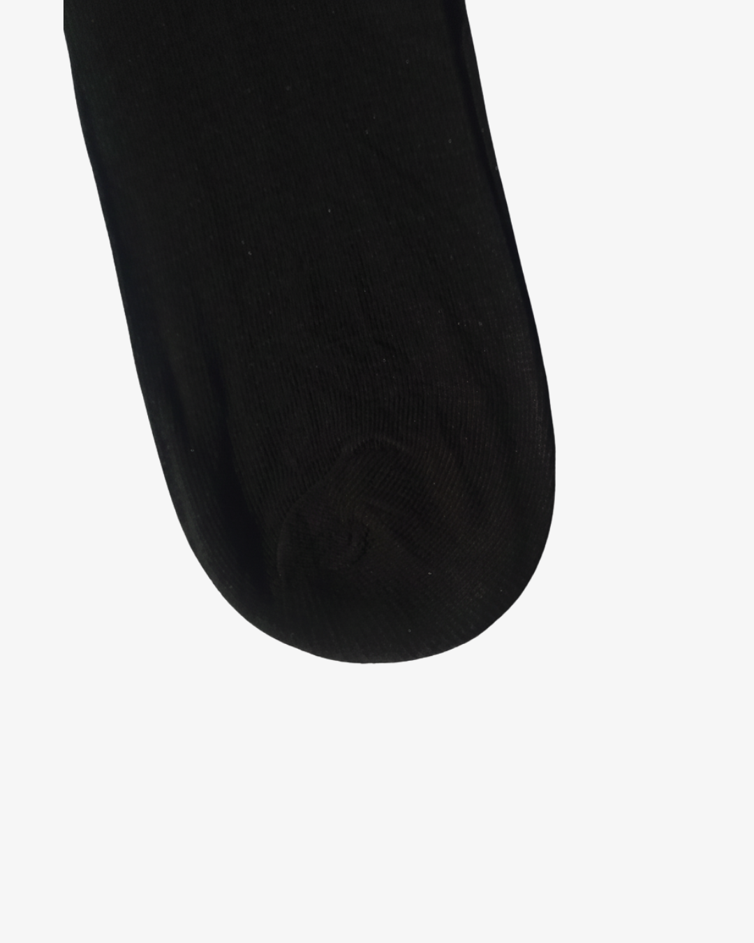 Classic Black Dress Socks - Ribbed Knitted Crew Socks