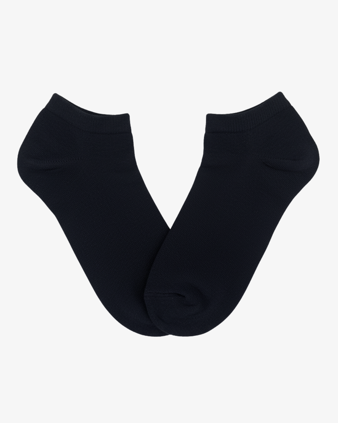 Premium Cotton No-Show Ankle Socks - Black | Low Cut Invisible Socks
