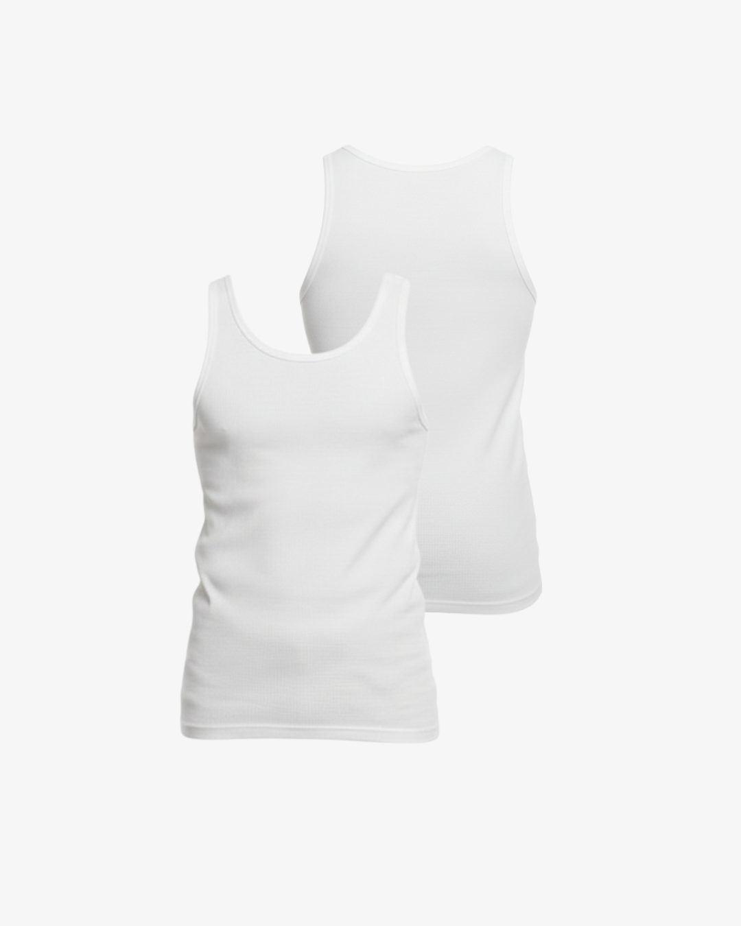 Premium 100% Pima Combed Cotton Vest - Pure White | Men's Classic Vest