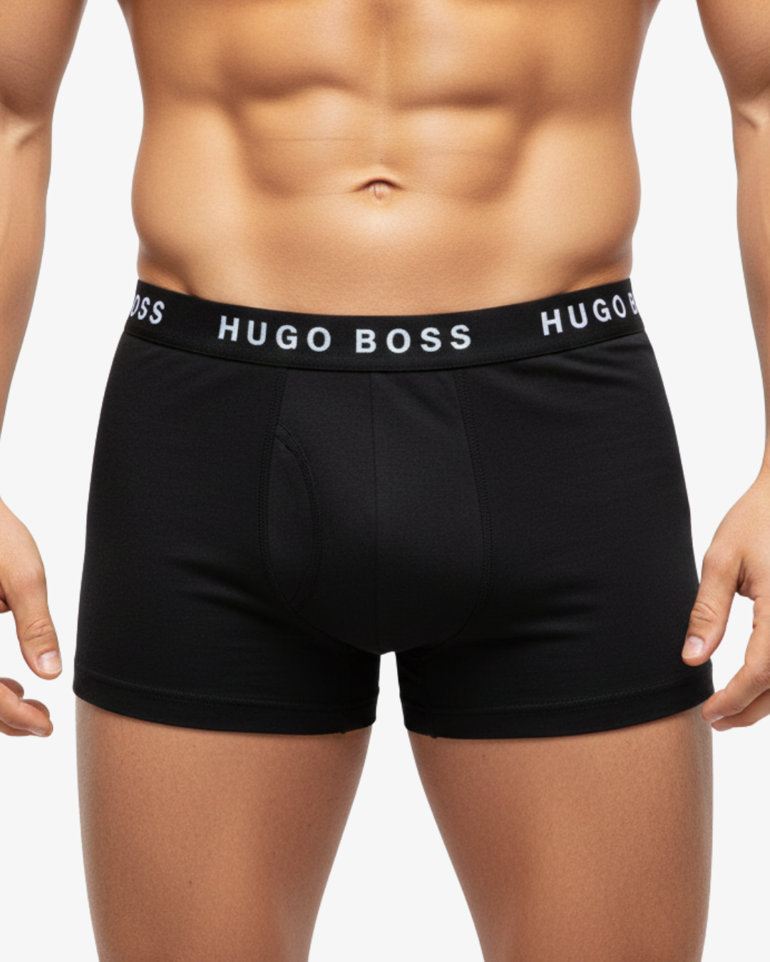 Pack of 3 Hug Bos Men's Cotton Stretch Boxer Briefs