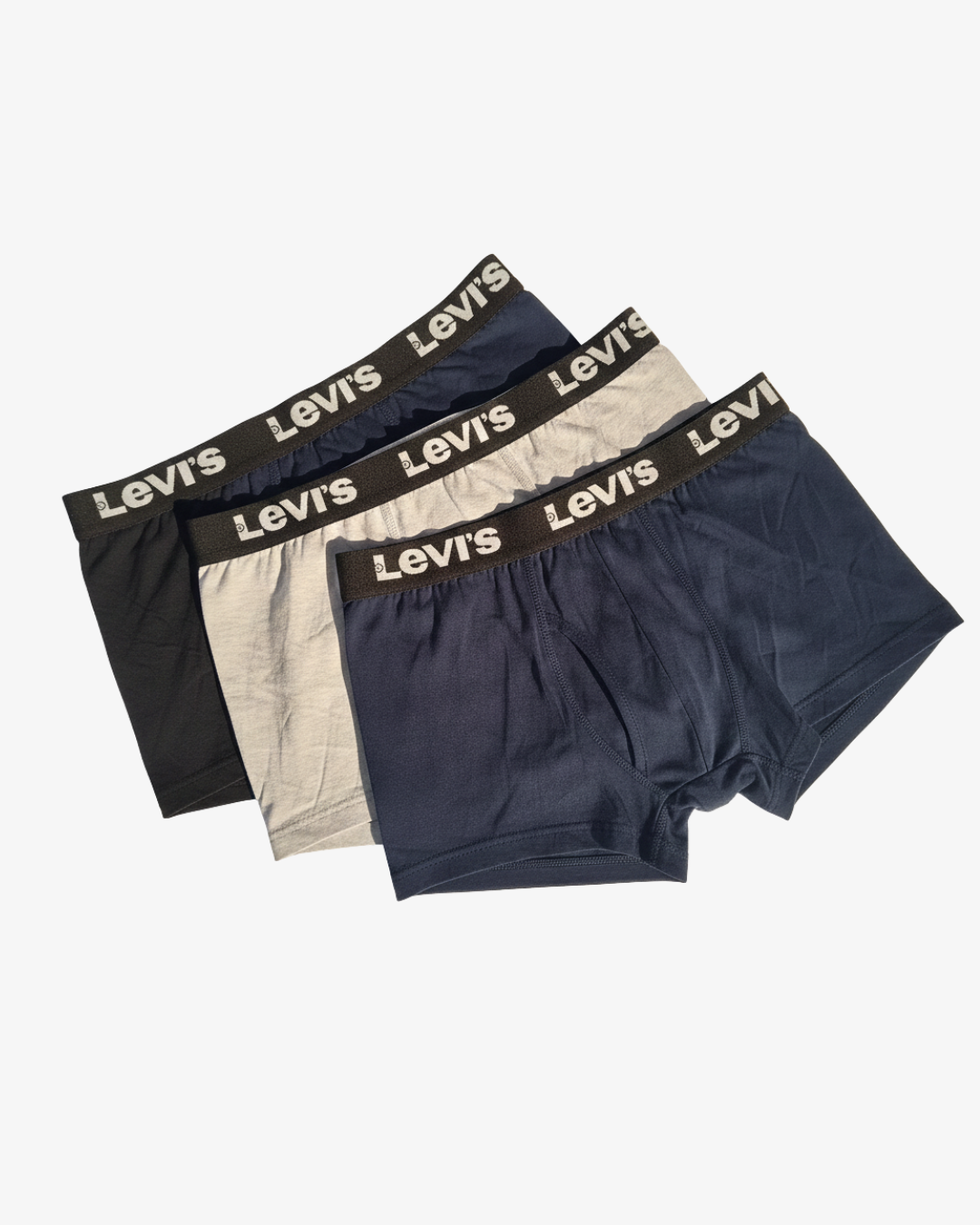 Pack of 3 Levi Men's Cotton Stretch Boxer Briefs