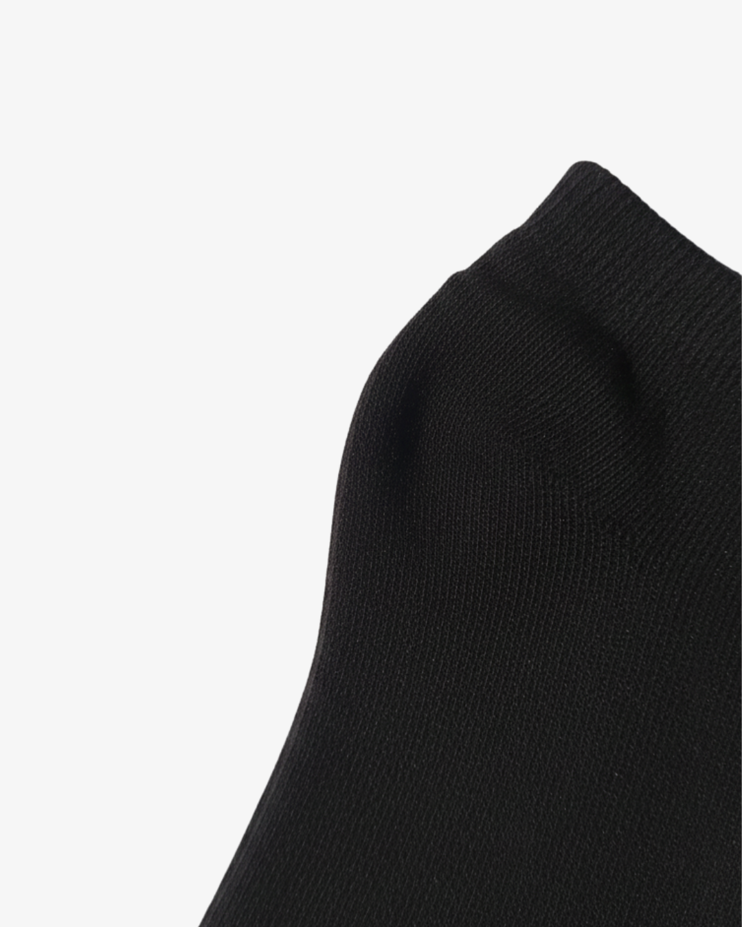 Classic Black Dress Socks - Ribbed Knitted Crew Socks