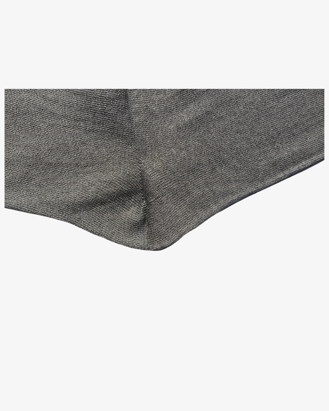 Classic Charcoal Grey Dress Socks - Ribbed Knitted Crew Socks