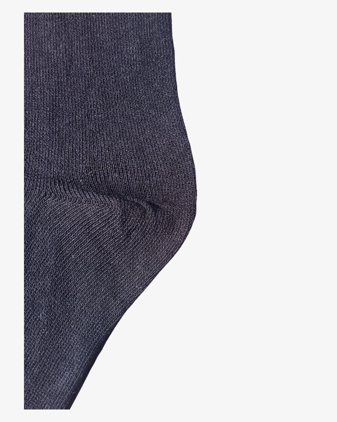Classic Navy Blue Dress Socks - Ribbed Knitted Crew Socks