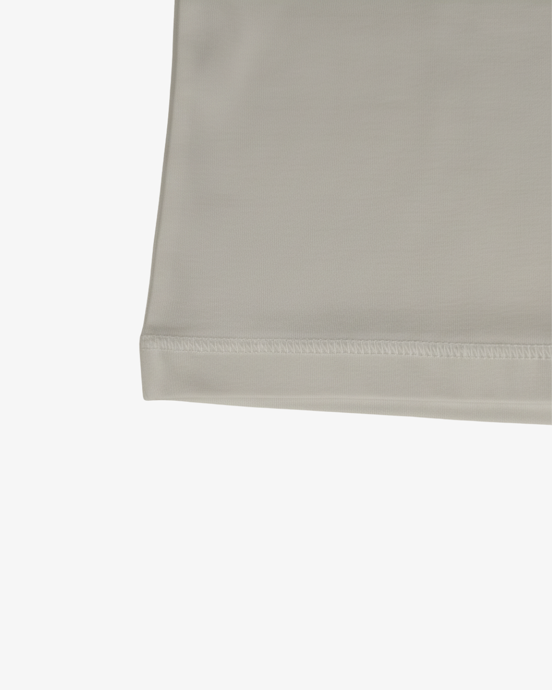 Premium Pima Combed Cotton Half Sleeve Vest - Pure White