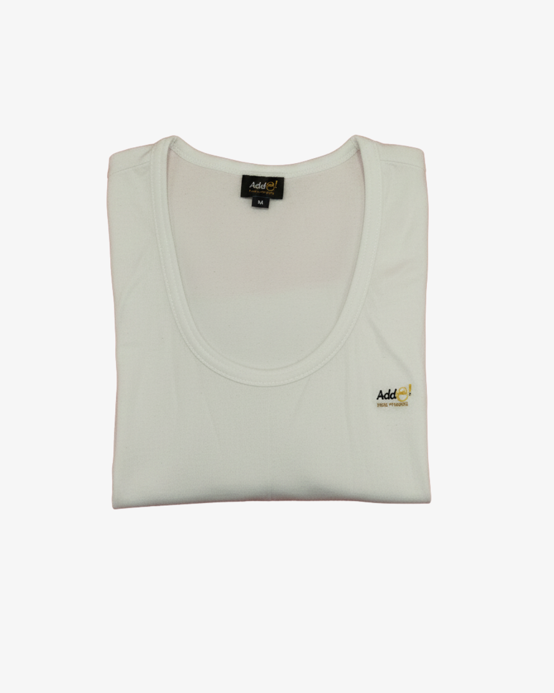 Premium Pima Combed Cotton Half Sleeve Vest - Pure White